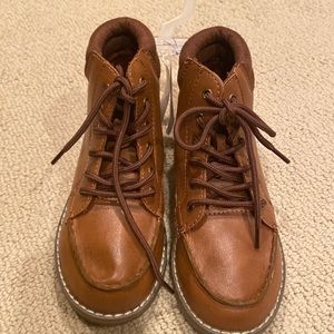New With Tags Old Navy Boys Leather Lace Up Boots - Ankle - Dress little…